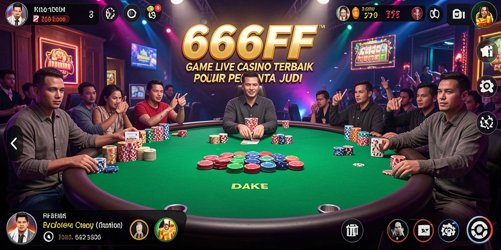 Tampilan gameplay Live Casino yang menarik dan interaktif.