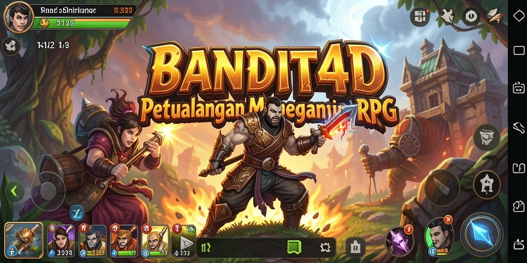 Tangkapan layar gameplay menampilkan aksi RPG yang mendebarkan.