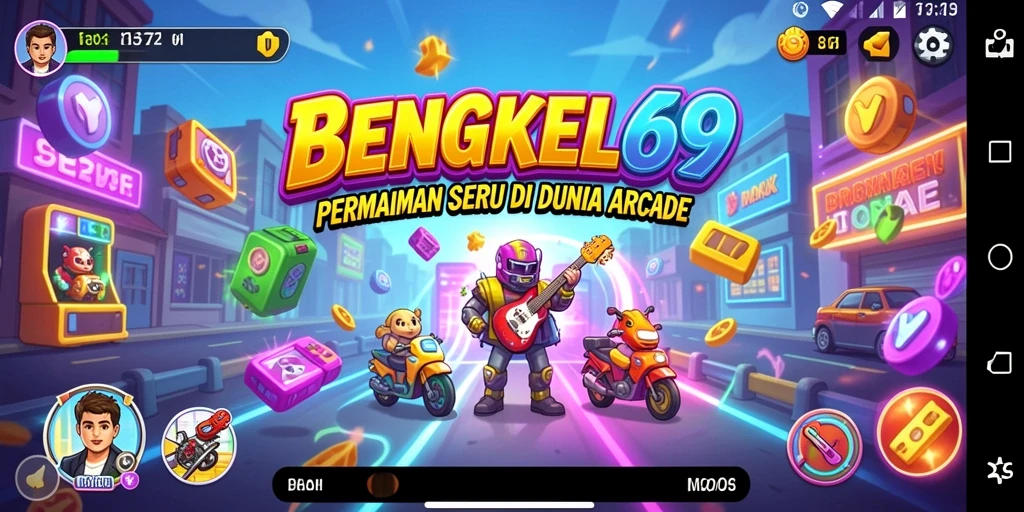 Tampilan gameplay seru dan menegangkan di BENGKEL69.