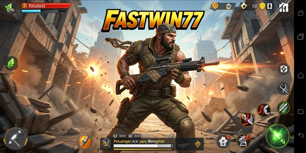 Tampilan gameplay FASTWIN77 yang mendebarkan dan penuh aksi.
