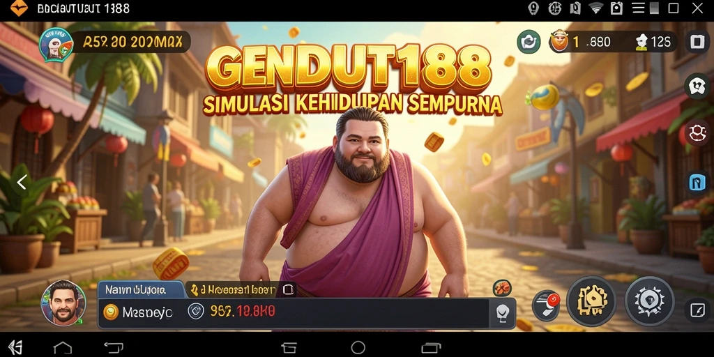 Screenshot menampilkan gameplay menarik dari GENDUT188.
