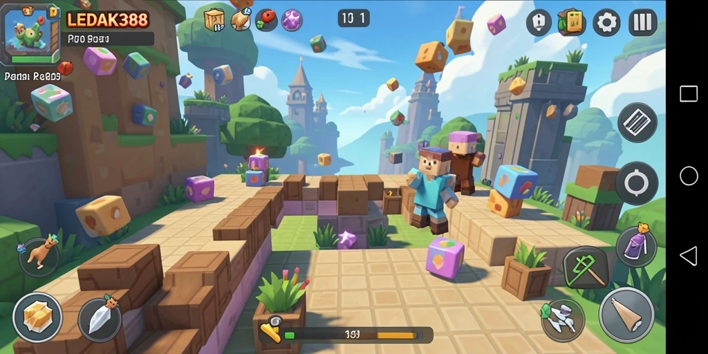 Screenshot gameplay LEDAK388 menampilkan tantangan puzzle yang menarik dan visual yang menawan.