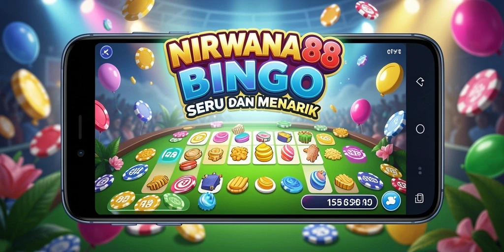 Tangkapan layar utama NIRWANA88 menunjukkan gameplay Bingo yang seru.