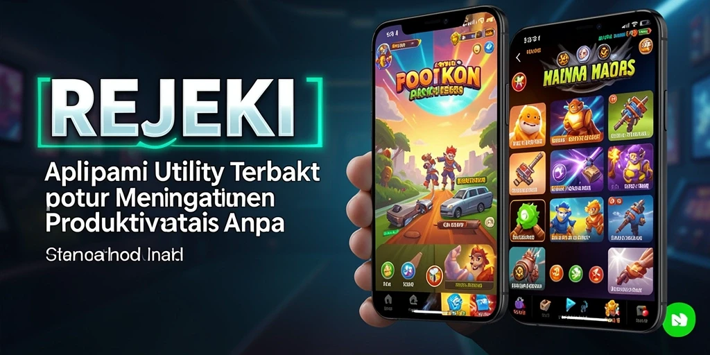 Tampilan antarmuka aplikasi REJEKI yang menarik dan fungsional.