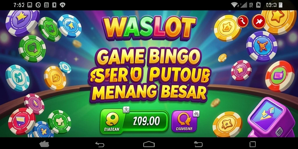 Screenshot game WASLOT menampilkan aksi seru permainan Bingo.